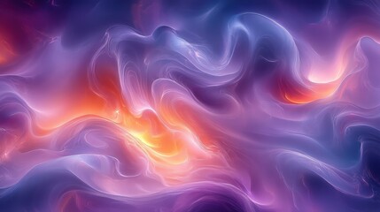 Obraz premium Abstract Colorful Swirls in Ethereal Dreamlike Background Design