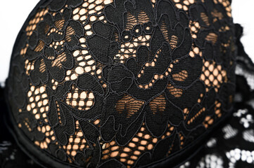 black and white bra.lace lingerie