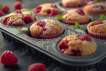 muffins with blueberries