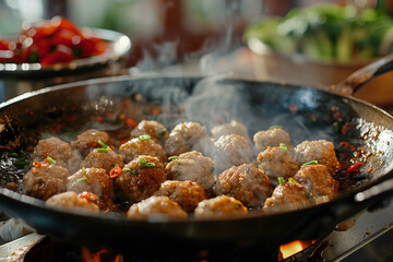 meat with vegetables