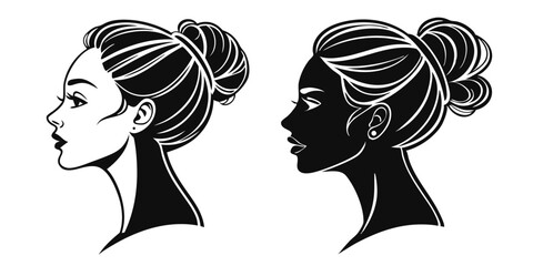 women head silhouette