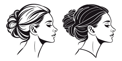 women head silhouette