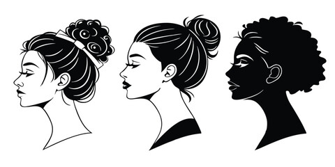 women head silhouette