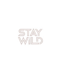 Stay Wild Typography - Bold Motivational Quote  for custom t-shirt design 