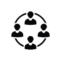 Community best solid icon vector illustration