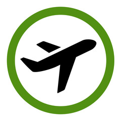 Obraz premium Airplane Icon