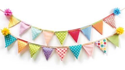 Obraz premium Colorful Bunting Banner Decoration