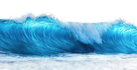 PNG Higher blue wave border ocean water waves.