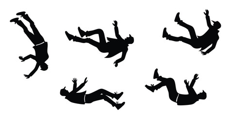 silhouette of people