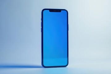 Grainy blue glow, white backdrop Modern phone wallpaper , pixel, effect, digital