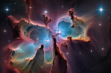 Obraz premium nebula and space