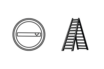 Construction Tools Level, Ladder, Safety, Building, Height, Work, Access, Project, Repair, Maintenon