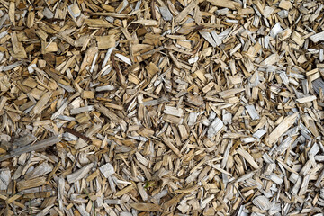 wooden chips for flower beds