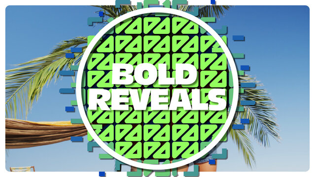 Interactive Pattern Title Reveals