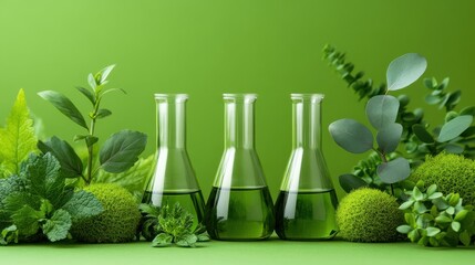 Green Chemistry: Erlenmeyer Flasks & Natural Elements, Exploring Botanical Solutions