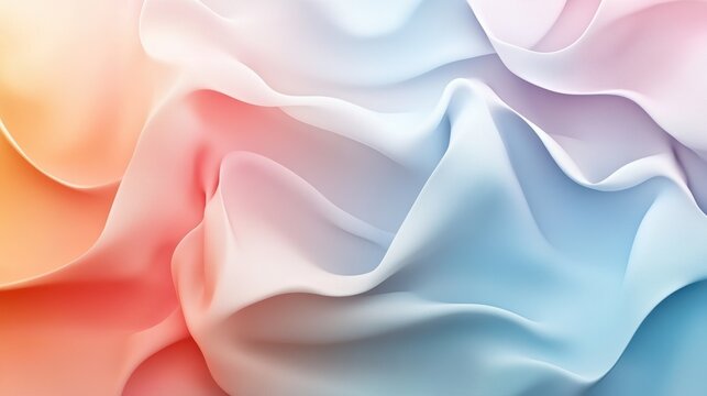 A soft and minimalistic abstract wallpaper with pastel shades and smooth gradients, evoking a sense of peace and tranquility