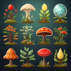 Obraz premium logo set