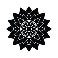 lotus mandala vector art design