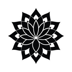 lotus mandala vector art design