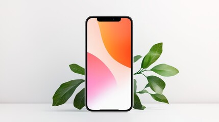 Sleek mockup, showcase your app design on a modern smartphone display 