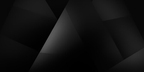 Obraz premium Futuristic gradient of dark mesh features. Abstract polygonal shapes background illustration