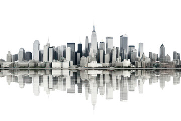 PNG New York cityscape architecture skyscraper.