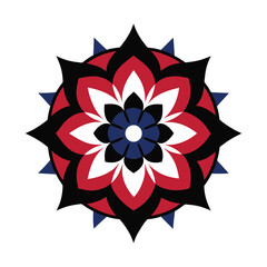 simple mandala vector art design