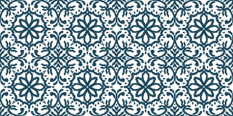 Ikat Textile Pattern with Traditional Tribal Design.  for fabric designs in clothing, from bohemian-inspired dresses to casual shirts or scarves.