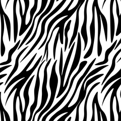 zebra skin seamless vector pattern for textile, fabrics, print, wallpaper, wrapping paper, paper prints and background. animal skin endless design.