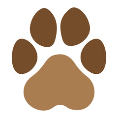 Animal paw icon. Cat footprint symbol. Vector illustration eps 10