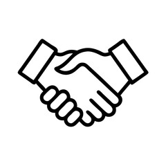 Obraz premium hand shake icon