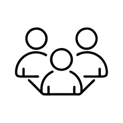 Fototapeta premium Diverse Group of People Icon in Circle Symbol, Social Network Team Concept