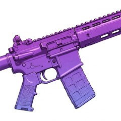 toy gun isolated on white