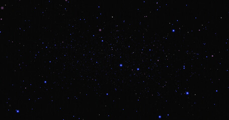 Night Sky Celestial Stars Cosmos Space Galaxy Universe Stardust Dark Blue Pink Glimmering Twinkling Distant Light Infinite