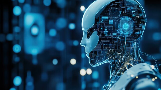 An AI powered content creation platform automatically generating engaging social media posts based on audience engagement data, Digital marketing technology style, photo of