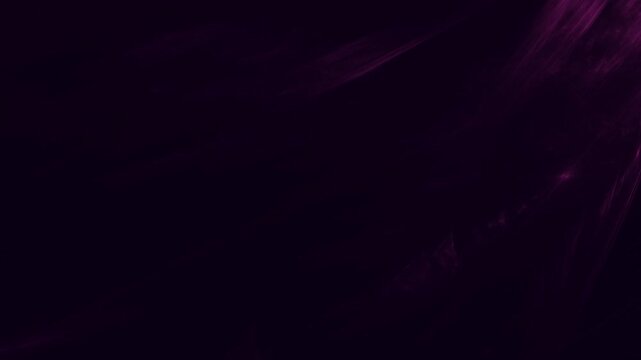 Leuchtende violette filigrane Fasern &ndash; dynamische Wissenschafts- und Technologie-Visualisierung zu Datentransfer und moderner Kommunikation, Nebel, Forschung
