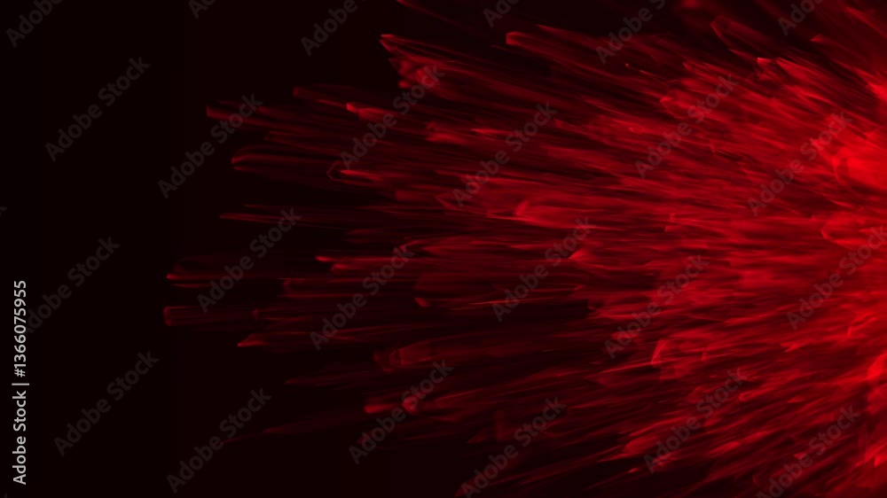 Poster futuristic point wave of particles. visualization of sound waves. dark background. technology or sci