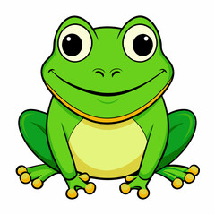 green frog cartoon