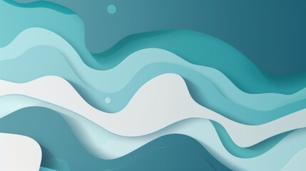 Tranquil Artistic Abstractions on Blue Background with Soft Tones and Natural Light