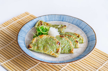 焼いた青のり天