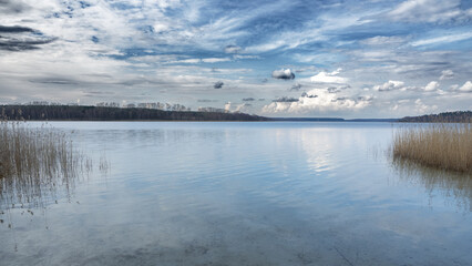 Obraz premium Blick auf den Drewitzer See