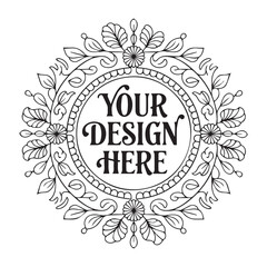 Your Design Here awesome typography t-shirt design