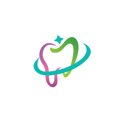 vector illustration of tooth