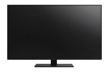 PNG Black TV screen mockup television display black.