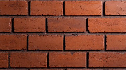 Obraz premium Classic red brick wall with aged details, showcasing texture and warmth
