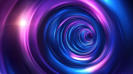 Modern abstract blue and purple circles background, abstract technology background.