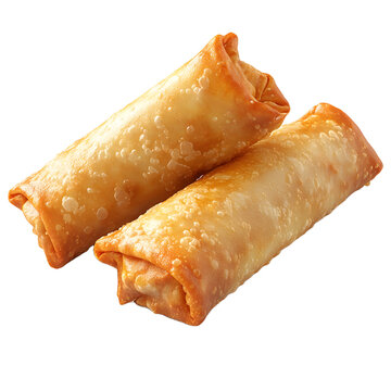 Illustration of eggrolls isolated on transparent background
