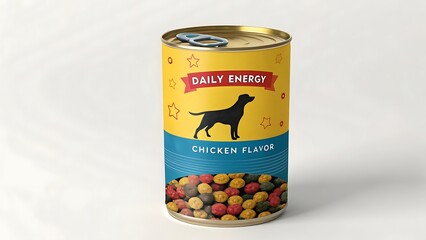 Organic dog food in can