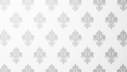 Subtle gray damask pattern on white linen background , gray pattern, damask, subtle