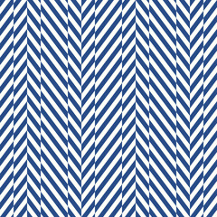 Blue zigzag lines. Jagged stripes. Seamless surface pattern design with triangular waves ornament. Repeated chevrons wallpaper. Herringbone motif. Digital paper for page fills, web designing. Vector.
